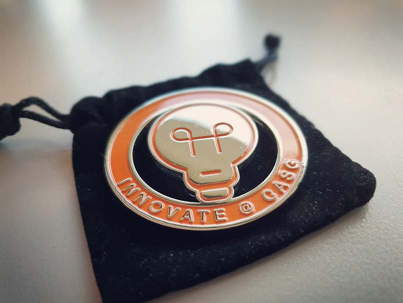 Innovate @ CASG challenge coin design
